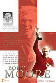 Bobby Moore "Legend" Team England Soccer Poster (UK Import)