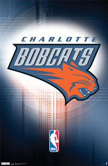 Charlotte Bobcats Official NBA Logo Poster - Costacos Sports