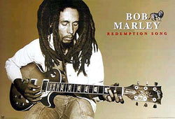 Bob Marley "Redemption Song" Guitar Reggae Music Poster - Import Images Inc.