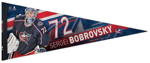 Sergei Bobrovsky "Superstar" Columbus Blue Jackets Premium Felt Collector's Pennant - Wincraft 2013