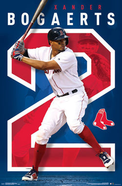Xander Bogaerts "Superstar" Boston Red Sox Official MLB Baseball Poster - Trends 2017
