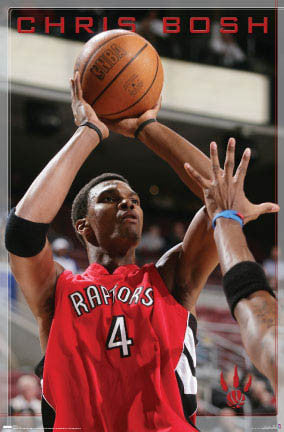 Chris Bosh "Jumper" Toronto Raptors Poster - Costacos 2007