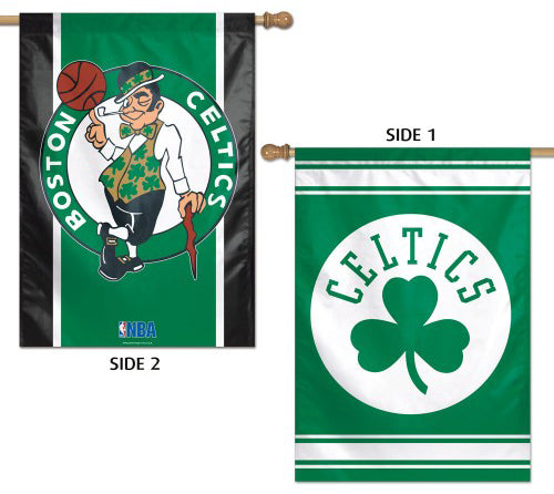 Boston Celtics Official NBA Basketball Team Logos 2-Sided 28x40 Wall BANNER - Wincraft Inc.