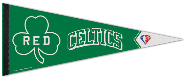 Boston Celtics "Red" NBA 75th Anniversary City Edition Premium Felt Pennant - Wincraft