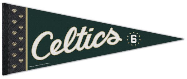 Boston Celtics 2022-23 NBA City Edition "Champion of Gold" Premium Felt Pennant - Wincraft