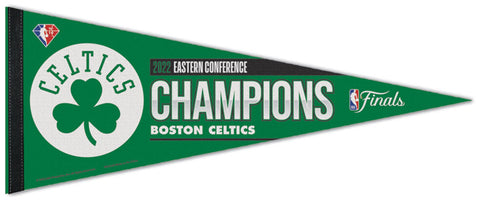 Boston Celtics 2022 Eastern Conference Champions NBA Finals Premium Felt Commemorative Pennant - Wincraft
