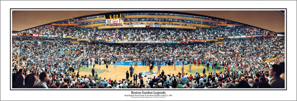 Boston Celtics "Boston Garden Legends" (April 1995) Panoramic Poster Print - Everlasting Images