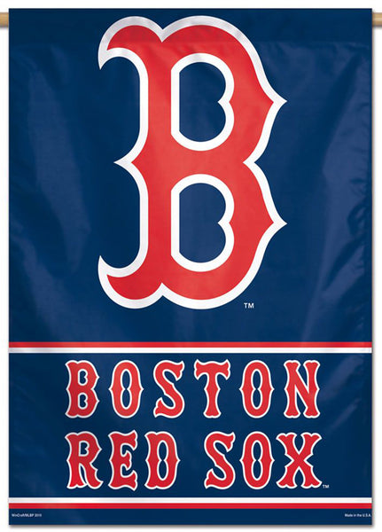 Boston Red Sox Official MLB Baseball Team Logo 28x40 Wall BANNER - Wincraft Inc.