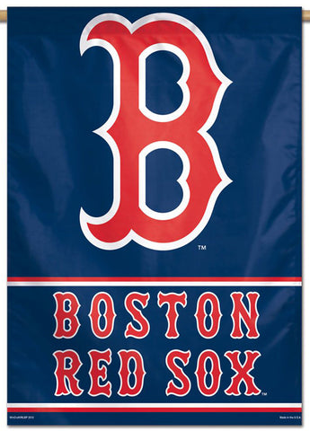 WinCraft Boston Red Sox 28 x 40 B Logo Single-Sided Vertical Banner