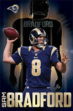 Sam Bradford "Golden Great" St. Louis Rams Official NFL Poster - Costacos 2014