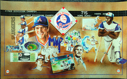 Atlanta Braves 20th Season (1985) Commemorative Collage Poster - FINA