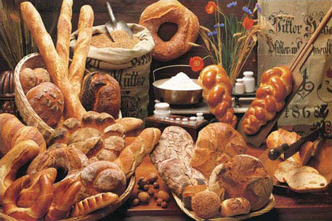Bread Cornucopia Food Kitchen Poster - Eurographics Inc.