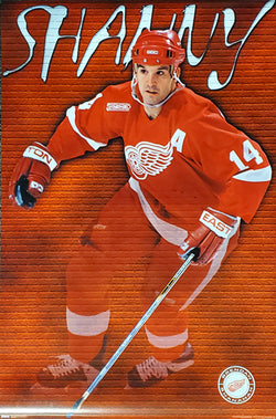 Brendan Shanahan "Shanny" Detroit Red Wings NHL Action Poster - Costacos 2000