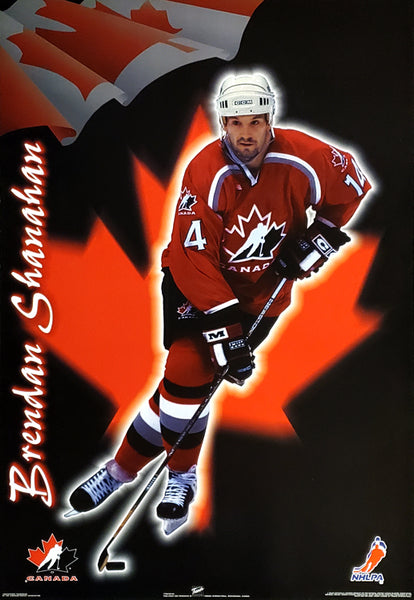 Brendan Shanahan Team Canada 1998 Hockey Action Poster - Trends International