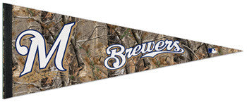 Milwaukee Brewers "Backwoods" Premium Felt Pennant - Wincraft