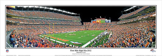 Denver Broncos Mile High Stadium Panoramic