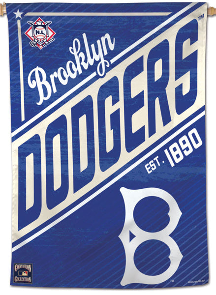 Brooklyn Dodgers "1890" Cooperstown Collection Premium 28x40 Wall Banner - Wincraft Inc.