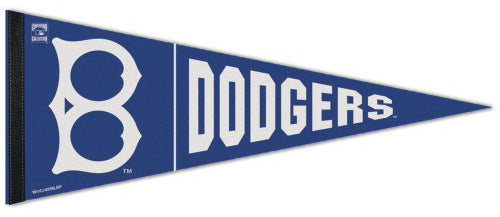 Brooklyn Dodgers MLB Cooperstown Collection 1932-36-Style Premium Felt –  Sports Poster Warehouse