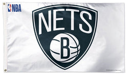 Brooklyn Nets NBA Basketball Official 3'x5' Deluxe-Edition Team Flag - Wincraft Inc.
