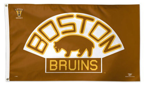 Boston Bruins "Brown Bear" (1926-1932 Style) Official NHL 3'x5' DELUXE FLAG - Wincraft Inc.