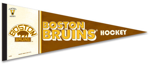 Boston Bruins Vintage NHL Collection 1926-32 Style Premium Felt Pennant - WinCraft