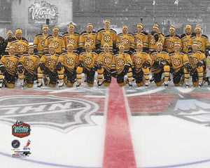 Boston Bruins Fenway Park Winter Classic 2010 Team Portrait Premium Poster Print (16x20)