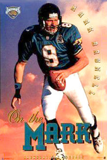 Mark Brunell "On the Mark" Jacksonville Jaguars NFL QB Action Poster - Costacos 1996