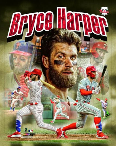 Player Philadelphia Phillies Bryceharper Bryce Harper Bryce Harper  Philadelphia Phillies Philadelph Poster