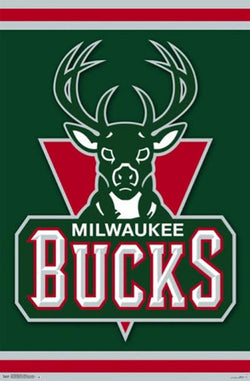 Milwaukee Bucks NBA Basketball Official Team Logo Poster - Costacos 2014