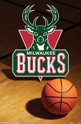 Milwaukee Bucks Official Team Logo Poster - Costacos Sports