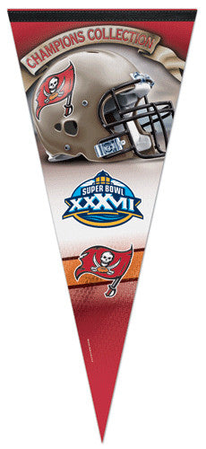 Tampa Bay Bucs Super Bowl XXXVI Champions EXTRA-LARGE Premium Pennant