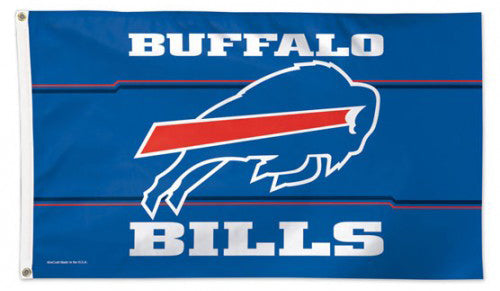 Buffalo Bills Official NFL Football 3'x5' DELUXE Team Flag - Wincraft Inc.