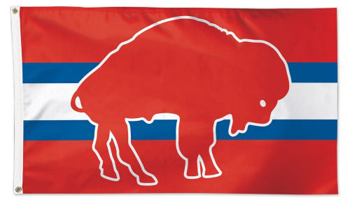 Buffalo Bills Retro AFL 1960s Style Official NFL Football DELUXE 3' x 5' Flag - Wincraft Inc.