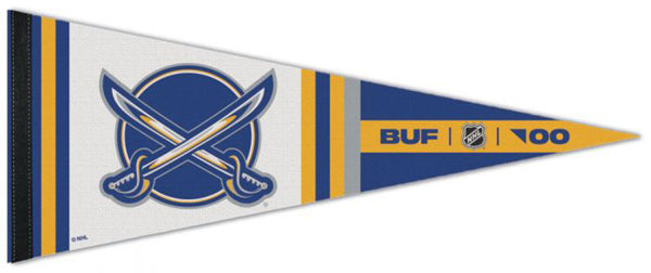 Buffalo Sabres "BUF '00" NHL Reverse-Retro-Style Premium Felt Collector's Pennant - Wincraft