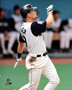 Jay Buhner "Kingdome Masher" (1996) Seattle Mariners Baseball Premium Poster Print - Photofile Inc.