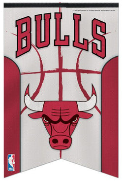 Chicago Bulls Official NBA Basketball Team Logo Premium Felt Banner - Wincraft Inc.