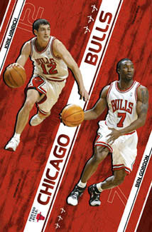 Chicago Bulls "Backcourt Boys" (Kirk Hinrich, Ben Gordon) Poster - Costacos 2005