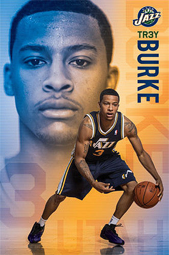 Trey Burke "Superstar" Utah Jazz NBA Basketball Action Poster - Costacos 2014