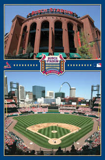 Starry Night Busch Stadium St. Louis Cardinals Art St Louis 
