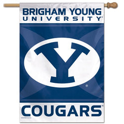 BYU Brigham Young University Cougars Official NCAA Premium 28x40 Wall Banner - Wincraft Inc.