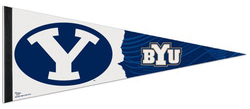 Brigham Young BYU Cougars NCAA Team Logo Premium Felt Collector's