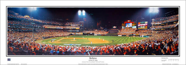 David Freese Believe (Crossing the Plate, Game 6) St. Louis Cardinal –  Sports Poster Warehouse