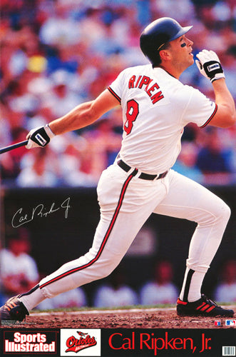 Cal Ripken Jr. "Signature Series" Baltimore Orioles Poster - Marketcom/SI 1989