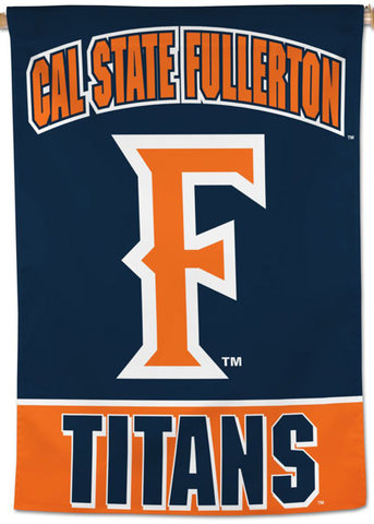 Cal State Fullerton TITANS Official NCAA Premium 28x40 Wall Banner - Wincraft Inc.