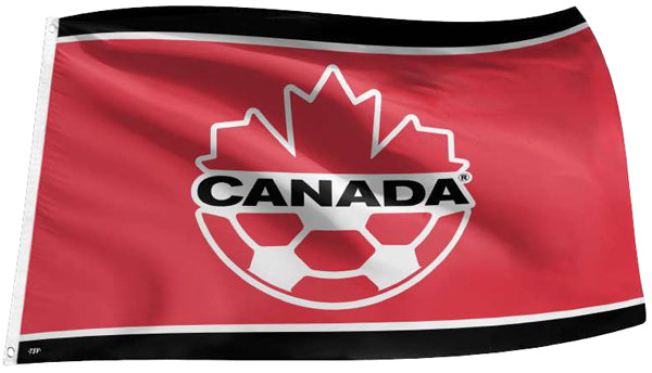 Team Canada Soccer (World Cup Football 2022) 3'x5' Official Team Banner FLAG - The Sports Vault