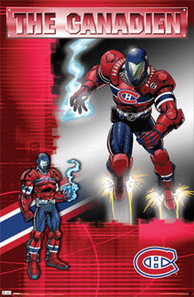 Montreal Canadiens "The Canadien" Guardian Project Character Poster - Costacos 2011