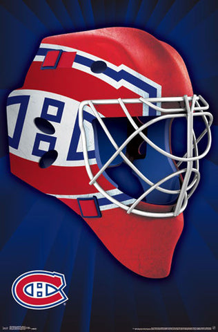 Montreal Canadiens "Mask" NHL Hockey Official Team Logo Theme Wall POSTER - Trends 2016