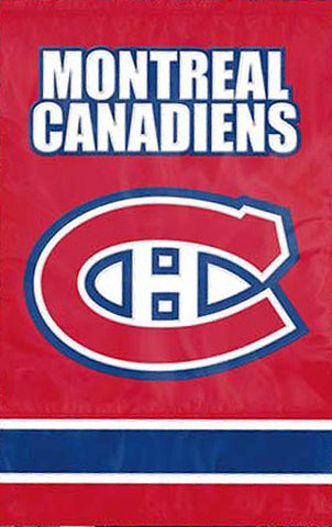 Montreal Canadiens Official NHL Hockey Premium Applique Team Banner Flag - Party Animal