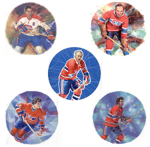 Montreal Canadiens "Legends" (5 Classic Art Prints Combo)