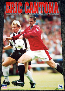 Eric Cantona "Superstar" Manchester United FC Poster - Starline 1996